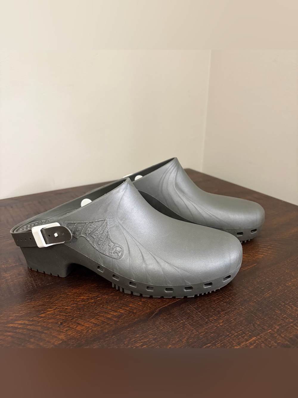 Calzuro Classic BIHOS Padova Clogs With Strap Gray - Picture 10 of 13
